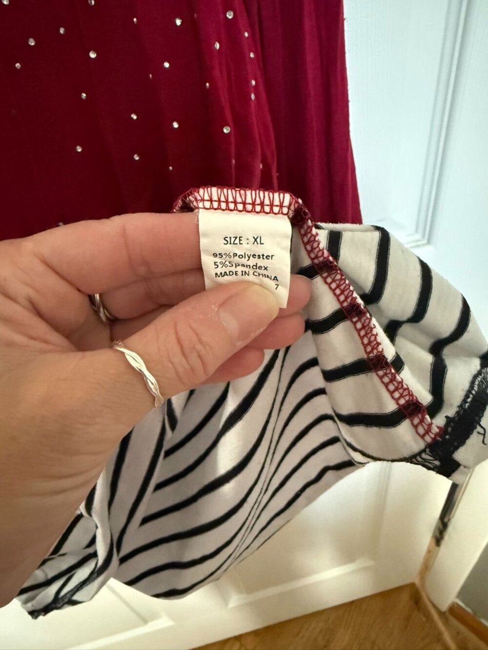 The Perfect Touch Rhinestone Tunic - Picture 3 of 3